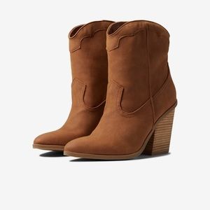 NWT Suede Western Cowboy Boots